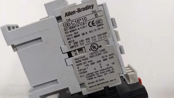 100-C16B10 193-TAC16, Allen-Bradley, Contactor with Overload Relay