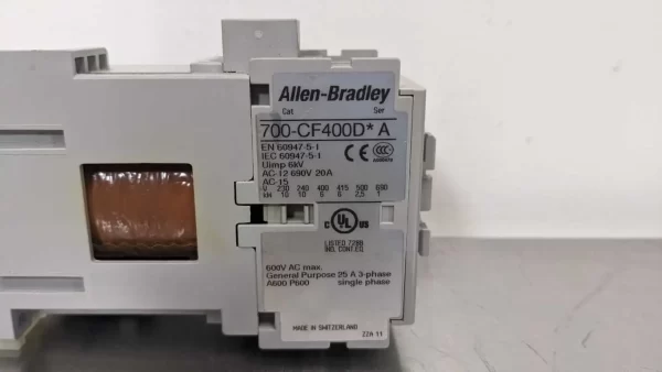 700-CF400DJ, Allen-Bradley, Control Relay, 700-CF400D*