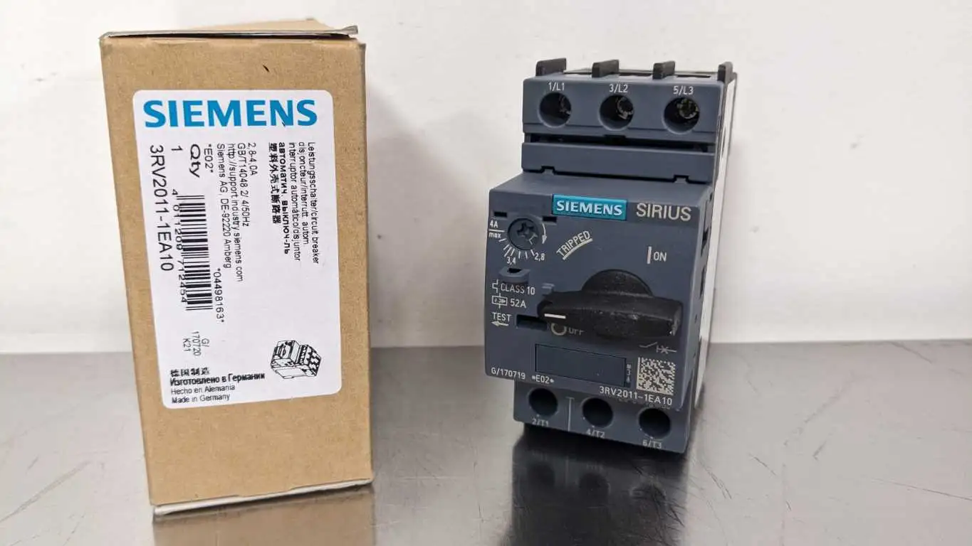 Siemens 3RV2011-1EA10 Circuit Breaker 2.8-4.0A