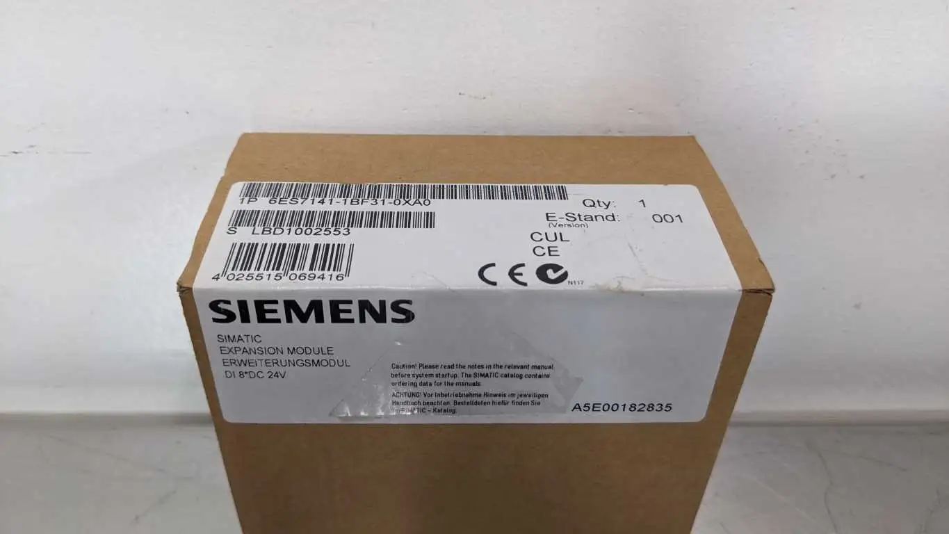 Siemens 6ES7141-1BF31-0XA0 Expansion Module 24VDC SIMATIC Factory Sealed