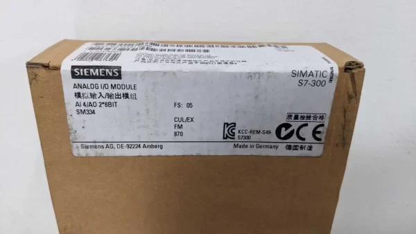 6ES7 334-0CE01-0AA0, Siemens, Analog Module