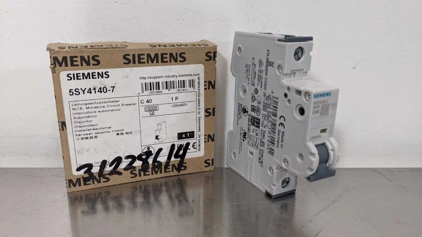 Siemens 5SY4140-7 Miniature Circuit Breaker 40A