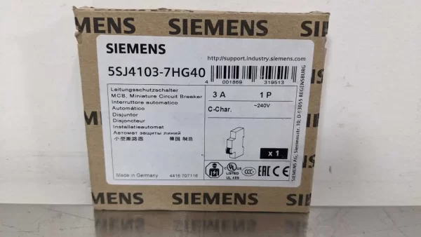 5SJ4103-7HG40, Siemens, Miniature Circuit Breaker