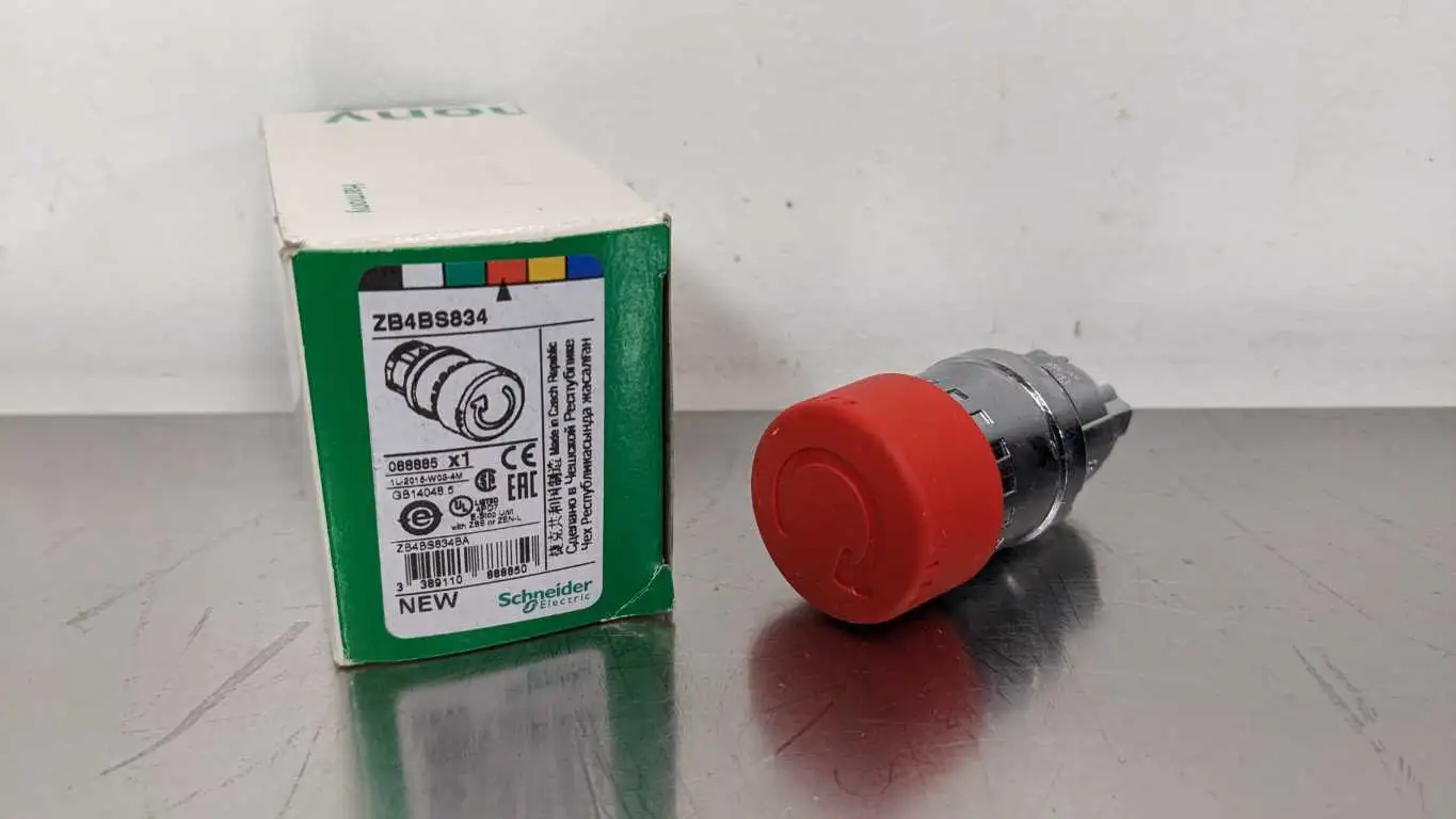 Schneider Electric ZB4BS834 Pushbutton Operator Red