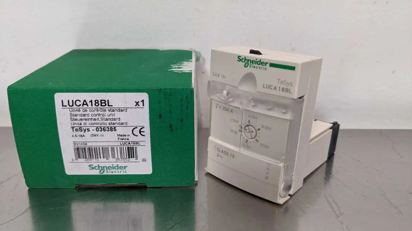 Schneider Electric LUCA18BL Standard Control Unit 4.5-18A 24VDC TeSys 036385