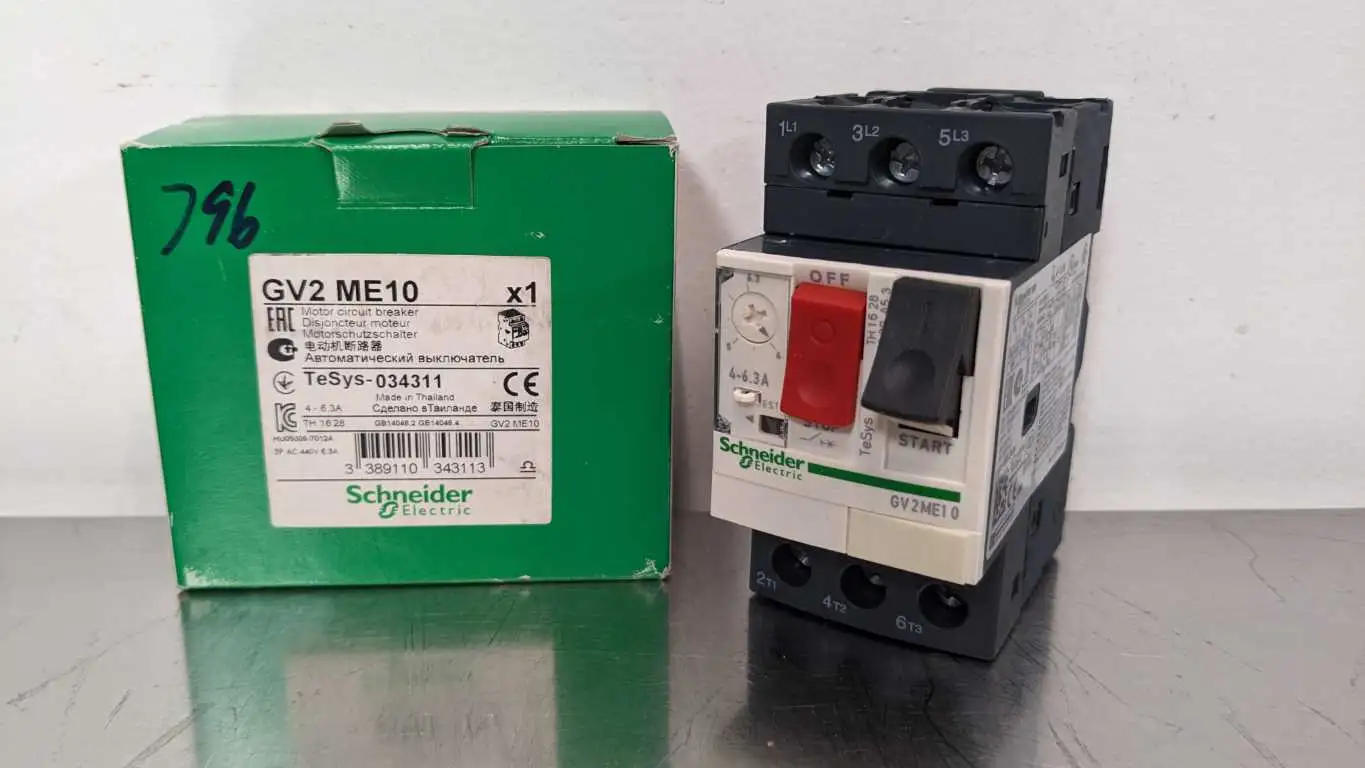 Schneider Electric GV2 ME10 Motor Circuit Breaker 4-6.3A TeSys 034311