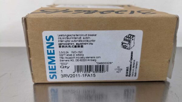 3RV2011-1FA15, Siemens, Circuit Breaker