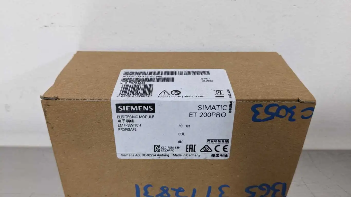 Siemens 6ES7 148-4FS00-0AB0 Electronic Module EM F-SWITCH SIMATIC ET 200PRO