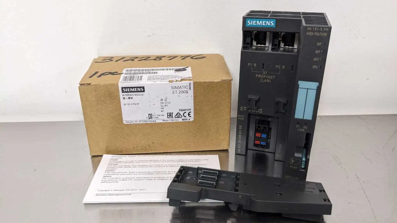 Siemens 6ES7 151-3BA23-0AB0 Interface Module IM 151-3 PN HF SIMATIC ET 200S