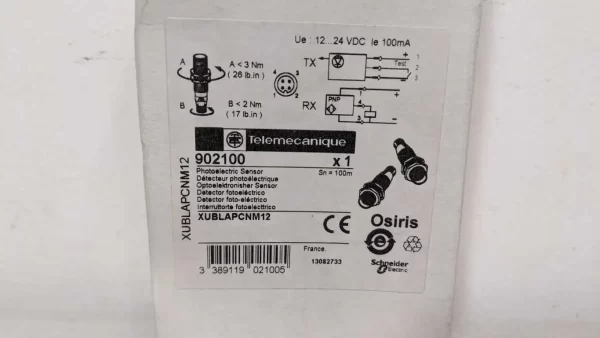 XUBLAPCNM12, Telemecanique, Photoelectric Sensor