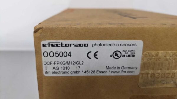 OO5004, IFM Efector, Fiber-optic Amplifier Photoelectric Sensor