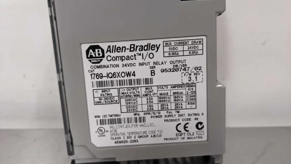 1769-IQ6XOW4, Allen-Bradley, Combination Input Relay Output