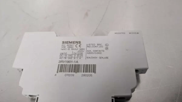 3RV1901-1A, Siemens, Auxiliary Switch