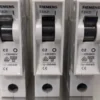 3 Pack Siemens 5SX21 C2 Miniature Circuit Breaker 2A 230/400VAC 1 Pole