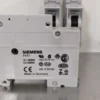 3 Pack Siemens 5SX21 C2 Miniature Circuit Breaker 2A 230/400VAC 1 Pole