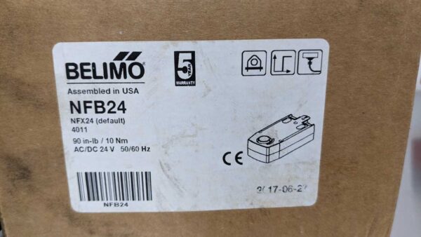 NFB24, Belimo, Damper Actuator 5082 6 Belimo NFB24 1