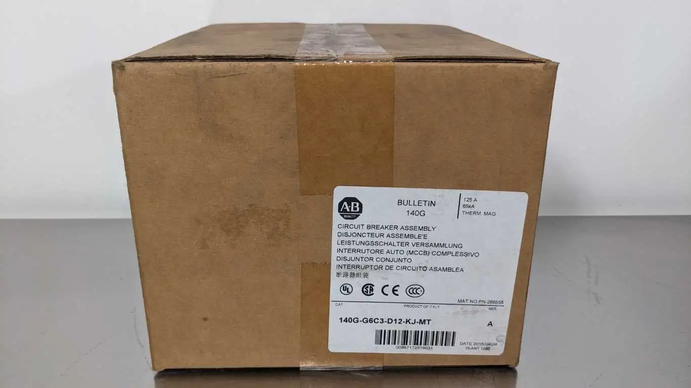 Allen-Bradley 140G-G6C3-D12-KJ-MT Circuit Breaker Assembly Ser A 125A PN-266855