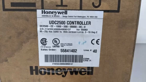 UDC2500 DC2500-EE-1000-200-00000-00-0, Honeywell, Controller