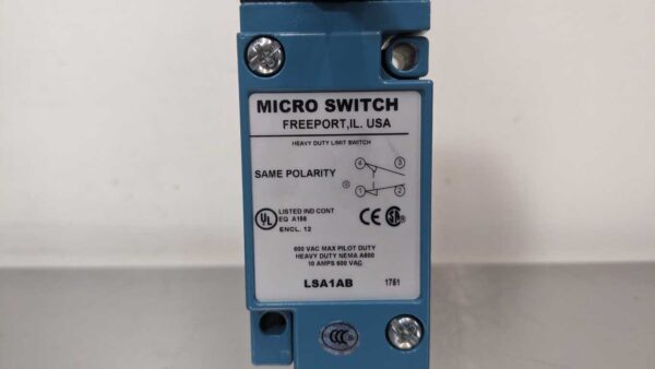 LSA1AB, Micro Switch, Limit Switch 5137 4 Micro Switch LSA1AB 1