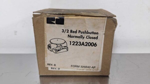 1223A2006, Ross, 3/2 Red Pushbutton