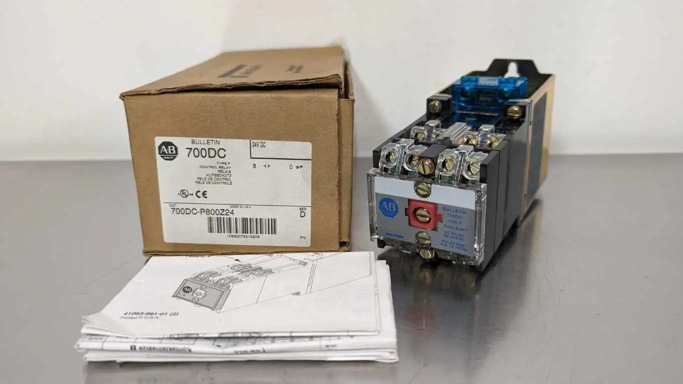 Allen-Bradley 700DC-P800Z24 Control Relay 24VDC Type P