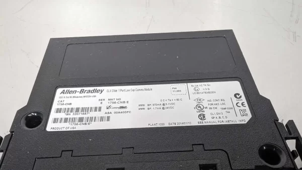 1756-CNB, Allen-Bradley, CLX Cnet 1 Port Low Cap Comms Module