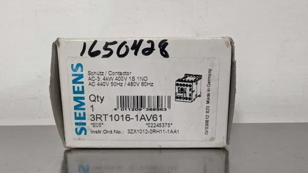 3RT1016-1AV61, Siemens, Contactor