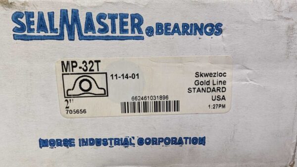 MP-32T, Sealmaster, Pillow Block Bearing 5199 4 Sealmaster MP 32T 1