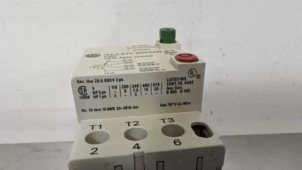 140-MN-0400, Allen-Bradley, Manual Motor Starter Circuit Breaker