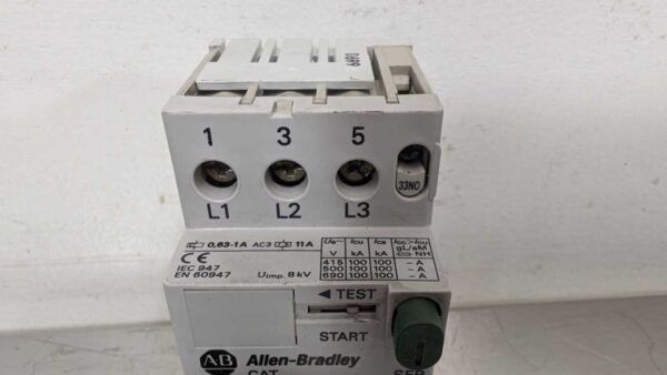 140-MN-0100 140-A210, Allen-Bradley, Manual Motor Starter Circuit Breaker 5211 2 Allen Bradley 140 MN 0100 140 A210 1