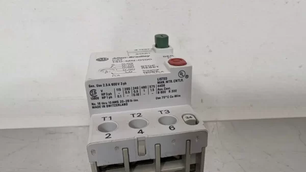 140-MN-0100 140-A210, Allen-Bradley, Manual Motor Starter Circuit Breaker