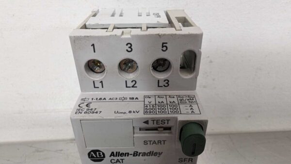 140-MN-0160, Allen-Bradley, Manual Motor Starter Circuit Breaker 5213 3 Allen Bradley 140 MN 0160 1