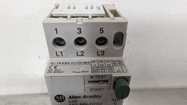 140-MN-0250, Allen-Bradley, Manual Motor Starter Circuit Breaker
