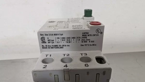 140-MN-0250, Allen-Bradley, Manual Motor Starter Circuit Breaker