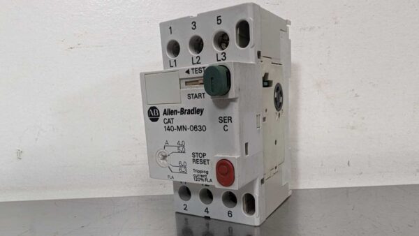 140-MN-0630, Allen-Bradley, Manual Motor Starter Circuit Breaker 5217 1 Allen Bradley 140 MN 0630 1