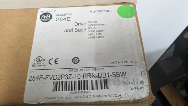 284E-FVD2P3Z-10-RRN-DB1-SBW, Allen-Bradley, Drive and Base