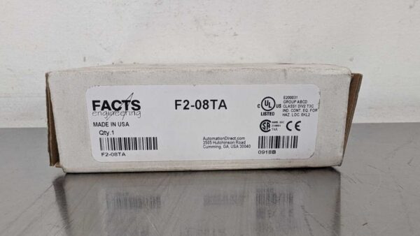 F2-08TA, Facts Engineering, Output Module 5236 5 Facts Engineering F2 08TA 1