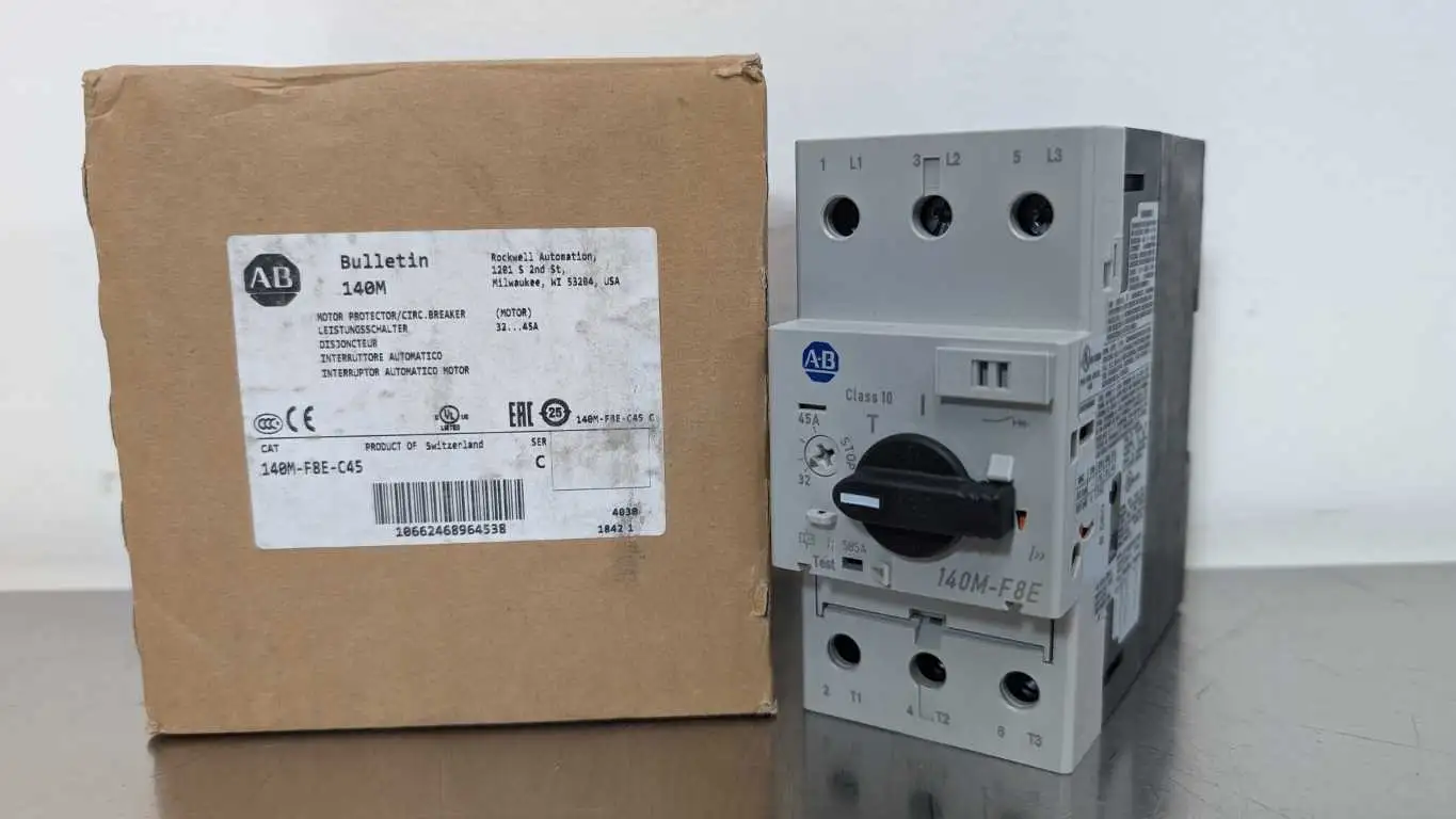 Allen-Bradley 140M-F8E-C45 Motor Protector Circuit Breaker Ser C 32-45A 32-45A