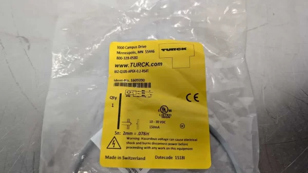 B12-Q10S-AP6X-0.2-RS4T, Turck, Proximity Switch