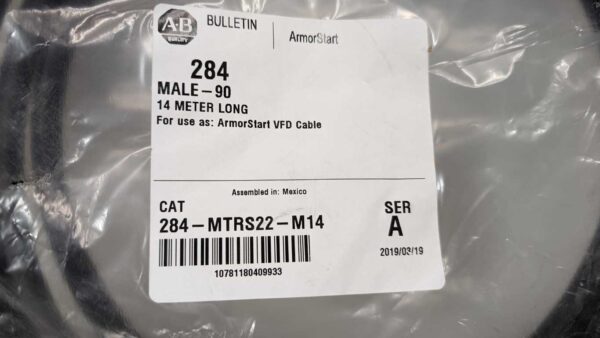 284-MTRS22-M14, Allen-Bradley, ArmorConnect Brake and Motor Cable 5246 4 Allen Bradley 284 MTRS22 M14 1