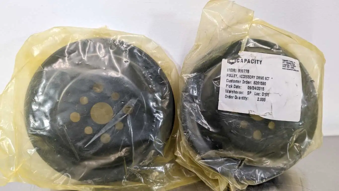 2 Pack Capacity 909778 Pulley Accessory Drive