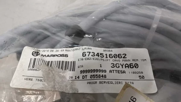 6734516062, Marposs, Double Ended Cordset