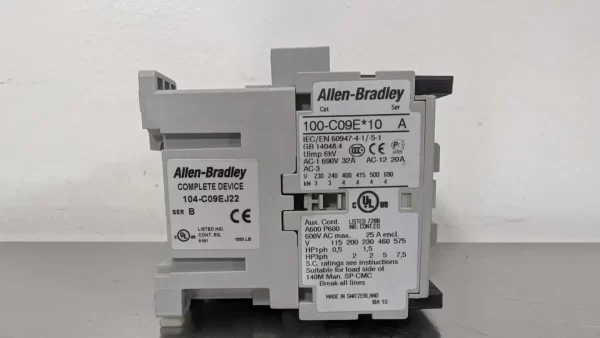 104-C09EJ22, Allen-Bradley, Reversing Contactor, PN-27725