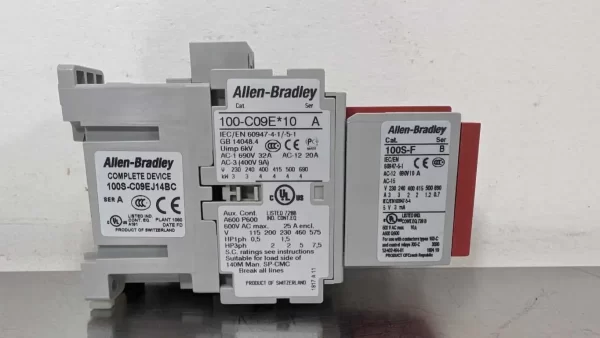 100S-C09EJ14BC, Allen-Bradley, Safety Contactor, PN-34055