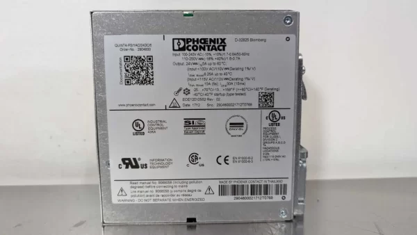 QUINT4-PS 1AC/24DC/5, Phoenix Contact, Power Supply, 29 04 60 0