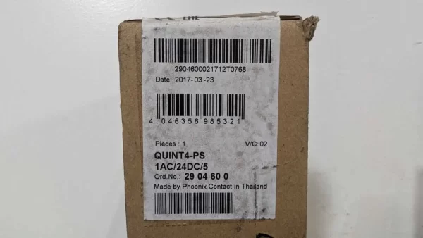 QUINT4-PS 1AC/24DC/5, Phoenix Contact, Power Supply, 29 04 60 0