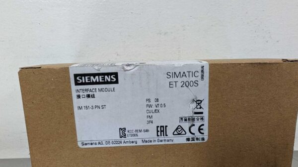 6ES7 151-3AA23-0AB0, Siemens, Interface Module, Simatic ET 200S