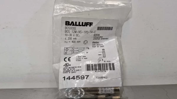 BOS 12M-NS-1PD-S4-C, Balluff, Diffuse Sensor, BOS000E