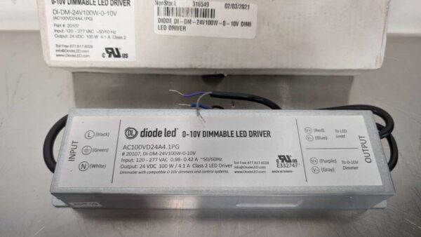 DI-DM-24V100W-0-10V, Diode LED, Dimmable LED Driver, AC100VD24A4.1PG 20107