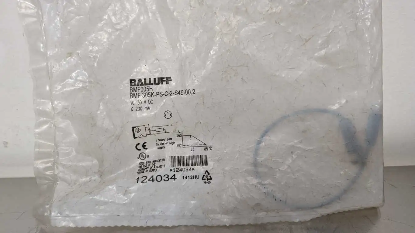 Balluff BMF 305K-PS-C-2-S49-00,2 Magnetic Field Sensor BMF005H 10-30VDC 200mA